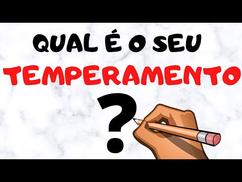 Quais são os 4 tipos de temperamento?