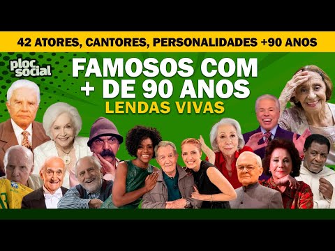 Quais são os atores com mais de 90 anos?