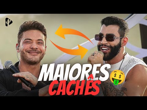 Quais são os caches mais caros do Brasil?