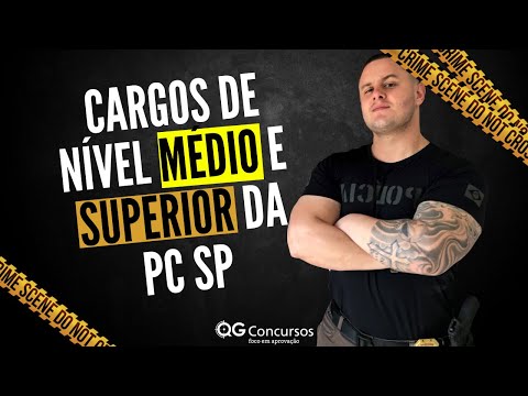 Quais são os cargos de nível médio na Polícia Civil?