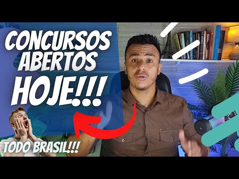 Quais são os concursos abertos no Brasil?