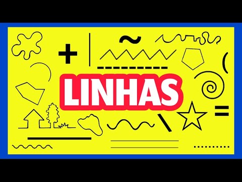 Quais são os diferentes tipos de linhas em artes?