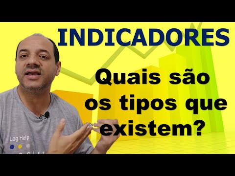 Quais são os dois tipos de indicadores que existem?