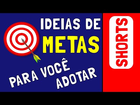 Quais são os melhores exemplos de metas para o futuro?