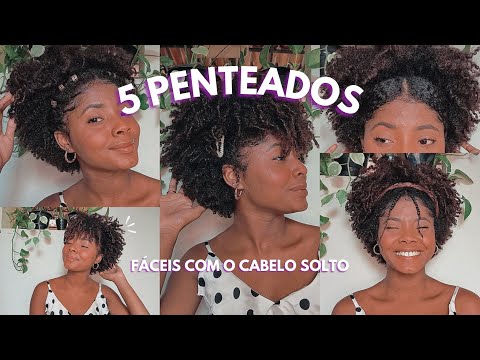 Quais são os melhores penteados para cabelo preto solto?