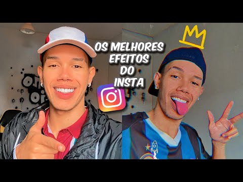 Quais são os nomes dos efeitos do Instagram?