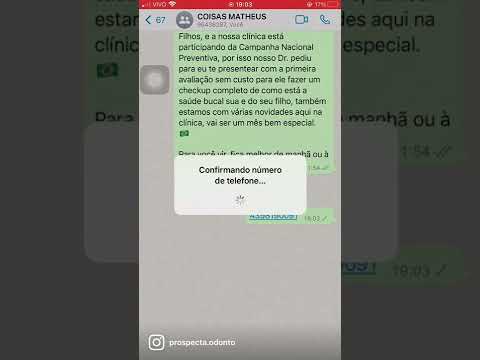 Quais são os números de WhatsApp para conversar?