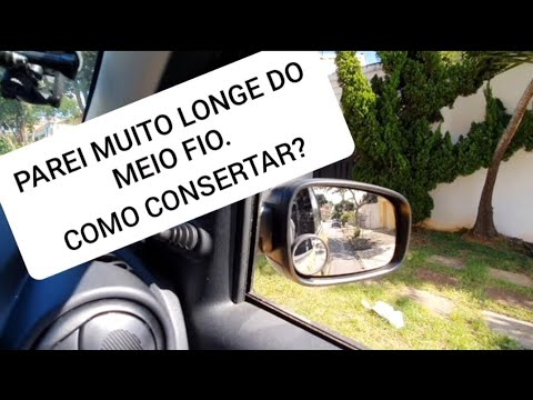 Quais são os pontos na prova por estacionar longe do meio-fio?