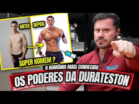 Quais são os resultados do Durateston antes e depois?