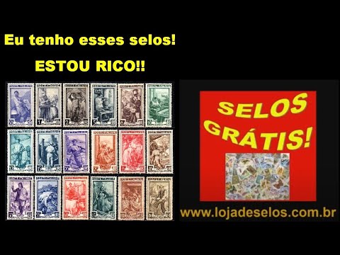 Quais são os selos raros do Brasil?