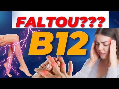 Quais são os sintomas da baixa de vitamina B12?