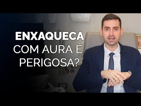 Quais são os sintomas da enxaqueca com aura?