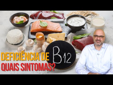 Quais são os sintomas da falta de vitamina B12?