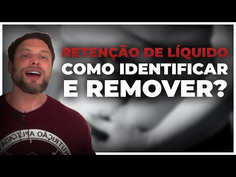 Quais são os sintomas da retenção de líquido?