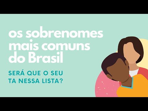 Quais são os sobrenomes menos comuns no Brasil?