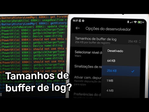 Quais são os tamanhos ideais de buffer para logger?