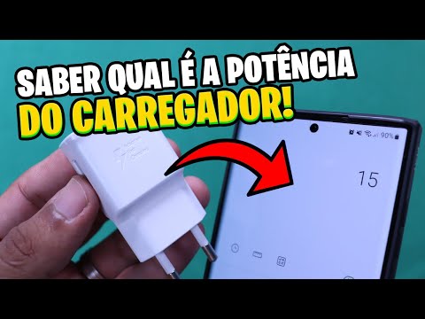 Quais são os tipos de entrada de carregador?