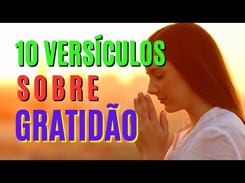 Quais são os versículos bíblicos que falam sobre gratidão?