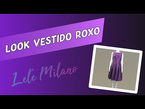 Qual a cor de sapato que combina com vestido roxo?