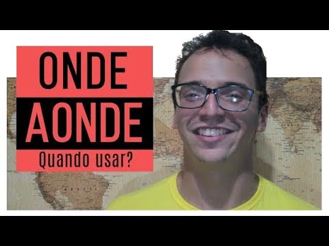 Qual a diferença entre onde e aonde?