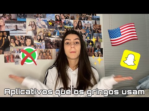 Qual aplicativo os americanos usam para conversar?