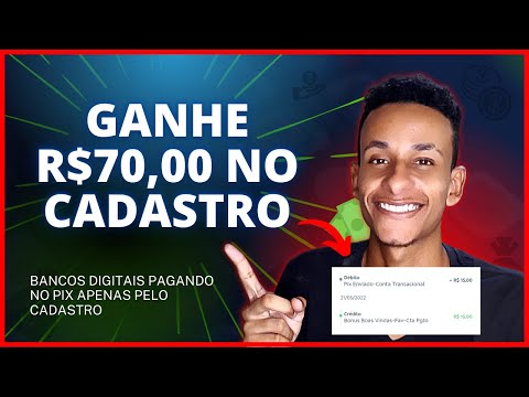 Qual banco paga por cadastro?