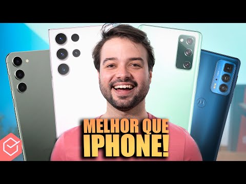 Qual celular possui uma câmera semelhante à do iPhone?