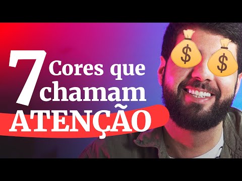 Qual cor chama mais atenção?