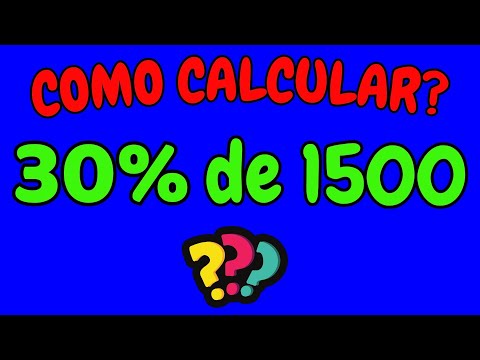 Qual é 30 por cento de 1200?