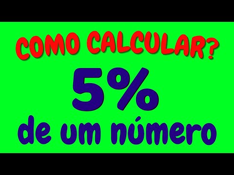 Qual é 5 por cento de 100?