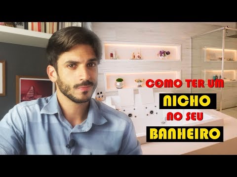 Qual é a altura ideal para um nicho de banheiro?