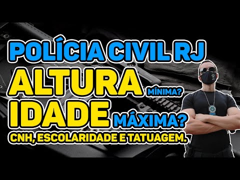 Qual é a altura mínima para ser policial?