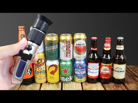 Qual é a cerveja com menor teor de açúcar?