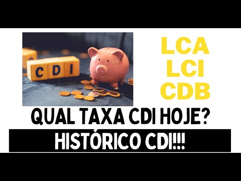 Qual é a cotação do CDI hoje?