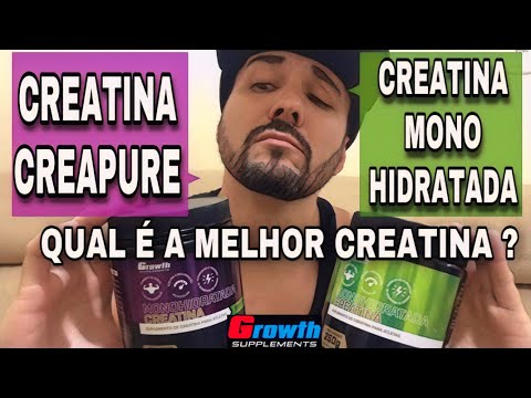 Qual é a diferença entre as duas creatinas da Growth?