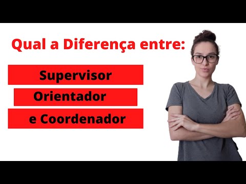 Qual é a diferença entre coordenador e supervisor?