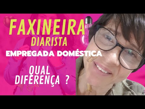 Qual é a diferença entre diarista e faxineira?