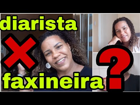 Qual é a diferença entre faxineira e diarista?