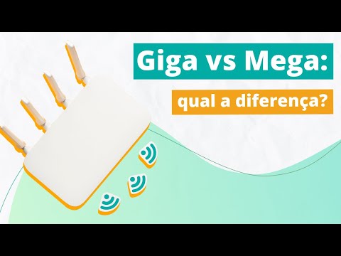 Qual é a diferença entre mega e giga?