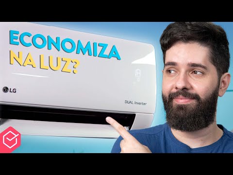 Qual é a eficiência de uma central de ar de 12.000 BTUs com tecnologia inverter?