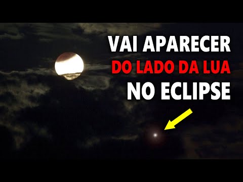 Qual é a estrela que aparece ao lado da lua?