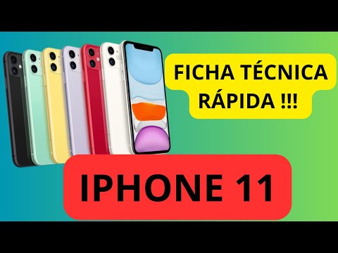 Qual é a ficha técnica do iPhone 11?