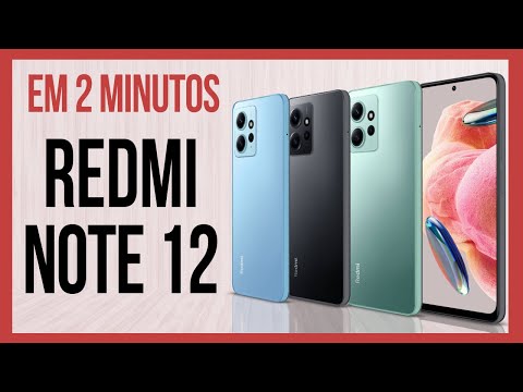 Qual é a ficha técnica do Note 12?