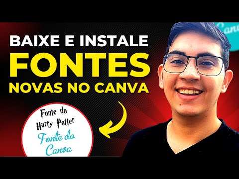 Qual é a fonte do Harry Potter disponível no Canva?