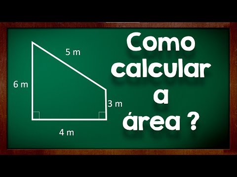 Qual é a fórmula para calcular a área de um trapézio?