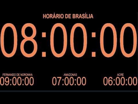 Qual é a hora de Brasília agora?