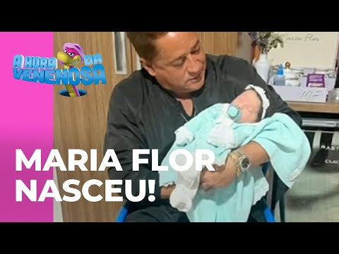 Qual é a idade de Maria Flor, a filha de Virginia?