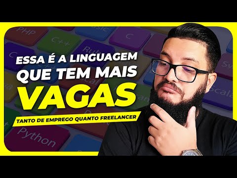 Qual é a linguagem de programação com mais vagas disponíveis?