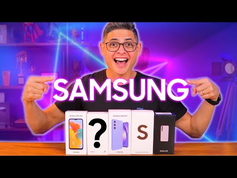 Qual é a linha A da Samsung e quais são suas principais características?