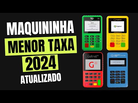 Qual é a maquininha com a menor taxa?